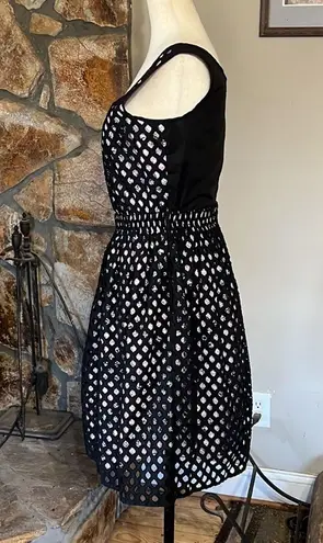 Carven Dress with Lattice Overlay Size 6