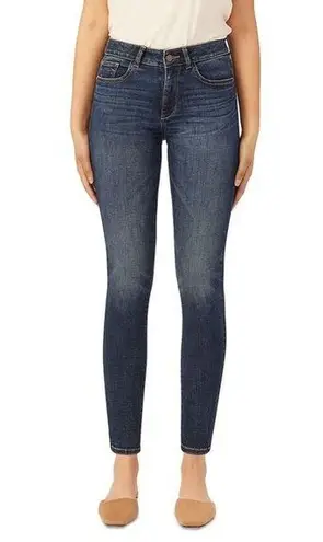 DL1961 Florence Ankle Mid Rise Instasculpt Skinny Jeans in Write Wash | 26