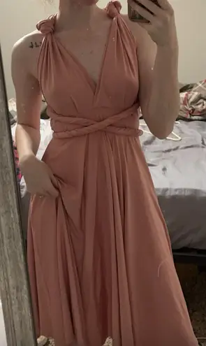 Amazon Pink Infinity Dress