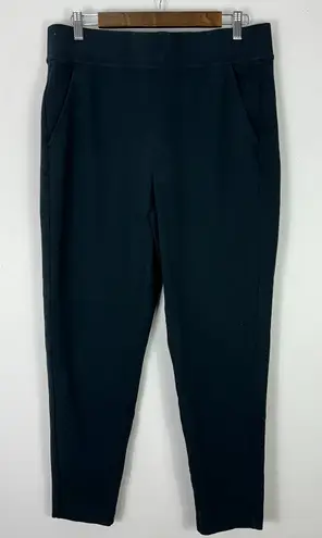 Lands' End  Pull On Pants Womens Medium Pockets Stretch Cotton Minimalist Comfort