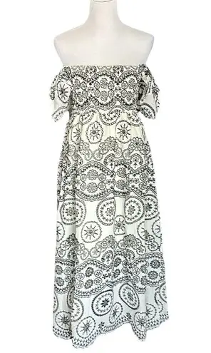 Sunday Up Eyelet Embroidered Dress Size L