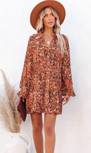 VICI  | Mind Over Matter Paisley Button Down Dress - Image 9