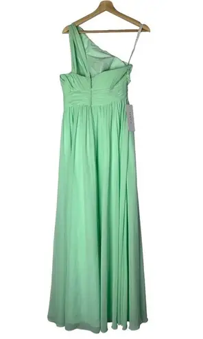 Azazie Molly Mint Bright Green Formal Bridesmaid Dress A6