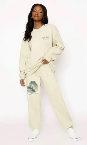 Boys Lie Of All The Lies Sweatshirt + Sweatpants Outfit Set in Urban Olive O/S S