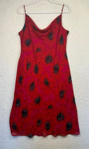 Vintage Y2K 90s Positive Attitude Size 16 Paisley 70s Retro Fairy Midi Dress Size XL