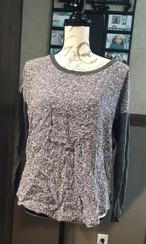 Lou & grey Top Small Blouse Gray