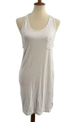 LA Made White Strappy Back Knit Dress Small