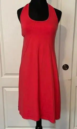 Lole PINK CASUAL BASIC ATHLETIC MIDI DRESS