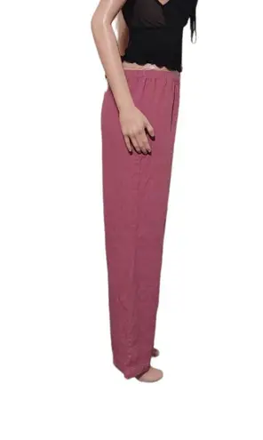 Orvis women textured high waist elastic waist pull-on pink pant L