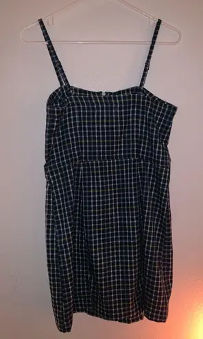 Aeropostale Plaid Zip Front Dress 