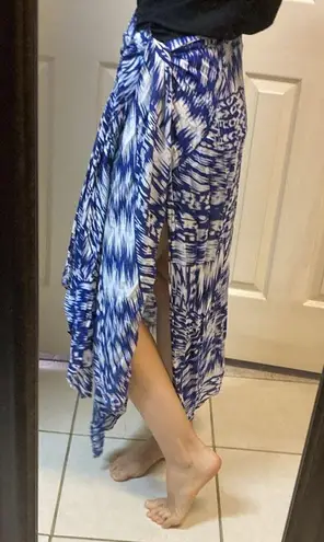 Michael Stars Ruana Scarf Sarong Multi-Way Convertible Swim Wrap Cover-Up Top