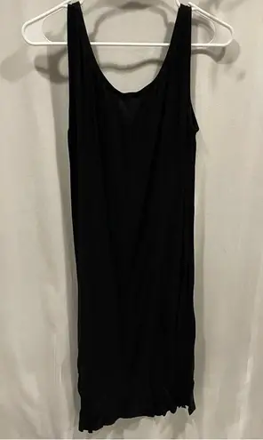 Adorable Y2K Bali batik black ruffle sleeveless dress and beaded jacket set 2pc Blue Size M