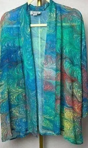 Susan Marling Silk Kimono Jacket Sz. O/S Size M