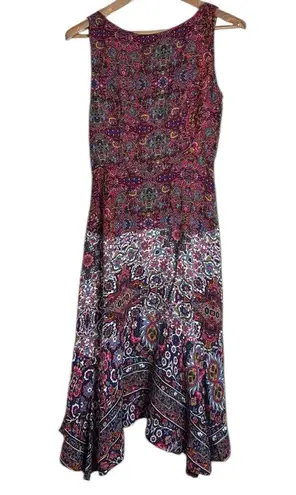 Maeve Anthropologie Violetta Floral Flare Skirt Sundress Midi Colorful Boho Sz 4
