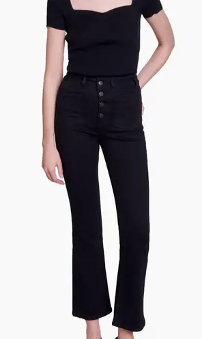 Maje Flare Jeans Black