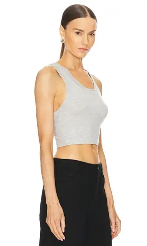 Norma Kamali Cropped Racer Tee by