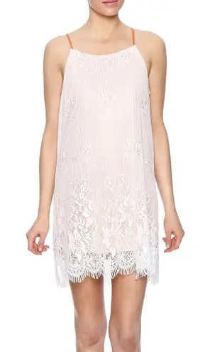 Hem & Thread NWT Boutique Lace Overlay Mini Dress