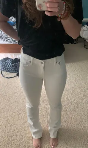 Gap White Boot Cut Jeans