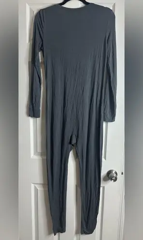 Adult Onesie Pajamas, Size Small Gray