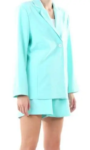 Beulah Style Just Business Two Piece Set Blazer Shorts Set Mint Size Large NWT