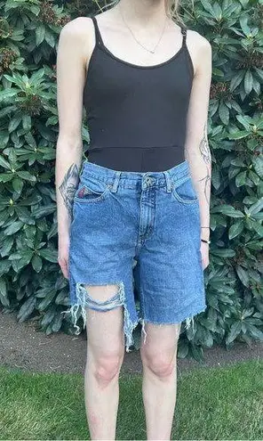 Guess Vintage  Distressed Denim Shorts