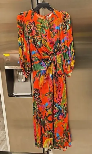 Farm Rio ππ Urban Jungle Midi Dress ~ XS NWT