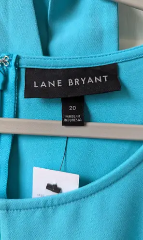 Lane Bryant  NWT aqua blouse 