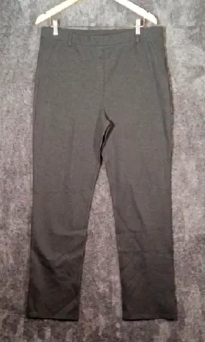 Quince Ultra Stretch Ponte Straight Leg Charcoal Color Office Business W Xl