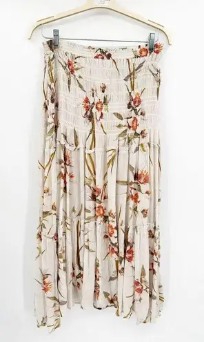 All Saints Ellie Dorada Floral 2-in-1 Skirt Dress in Ecru White Size 8 NWT