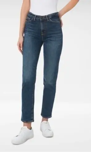 Outland Denim NWT High Rise Slim Tapered Jeans in Dakota Wash Size 24 Blue