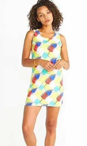 Marine layer Palm Print Verdue Floral Shift Mini Dress Size XS