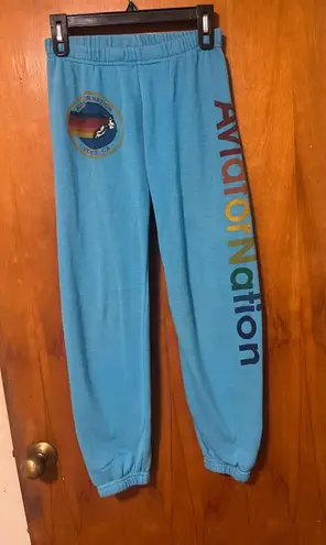 Aviator Nation Sweatpants teal XS