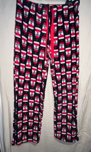 Fuzzy Coffee Pajama Bottoms Black Size M