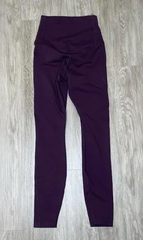 Nike  Dark Purple Dri-Fit High Waist Full Length Workout/Training Leggings sz XS