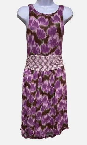 Matilda Jane Hello Lovely Adore Me Geo Ruched Sleeveless Dress size L