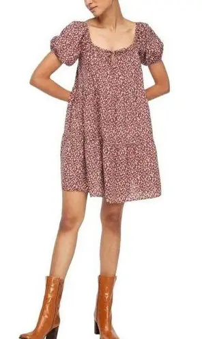 Lacausa NEW Playa Mini Dress Cocoa Magic Mushroom Size Medium Anthropologie