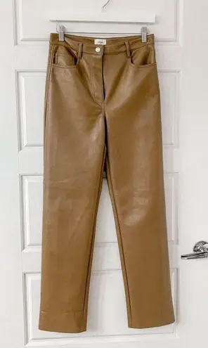 Wilfred  Aritzia MELINA PANTS Constant Camel Vegan Leather