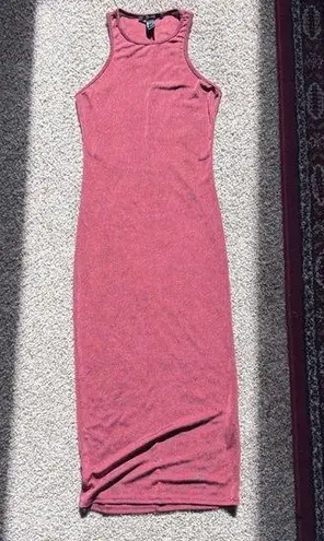 Forever 21  Sparkly Rust Bodycon Midi Dress - Image 1