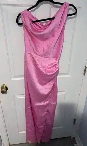 Show Me Your Mumu  Jodie Dress in pink Luxe satin size xs NWT