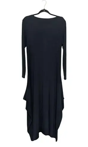 Bryn Walker Chelsea Dress Tulip Skirt Hunter Green Long Sleeve Stretch Knit Gown