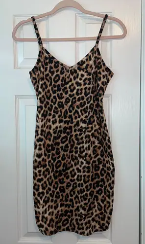 Popular 21 Cheetah Print Dress