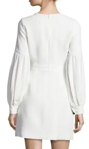 Alexis  Ellena Bishop-Sleeve Mini Dress in White