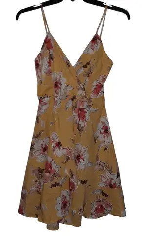 PaperMoon Yellow Sleeveless Dress Size Large