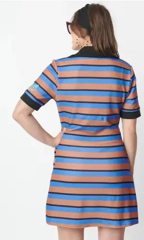 Unique Vintage SMAK PARLOUR Scooby Doo Brown & Blue Stripe