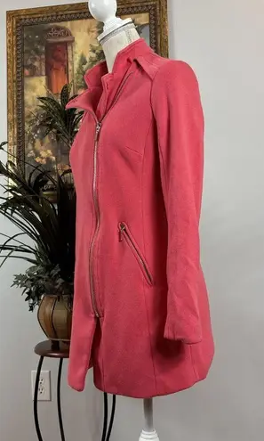 INC International Concepts Women's Coat Small Hot Pink Lined Full Zipper Pocket
