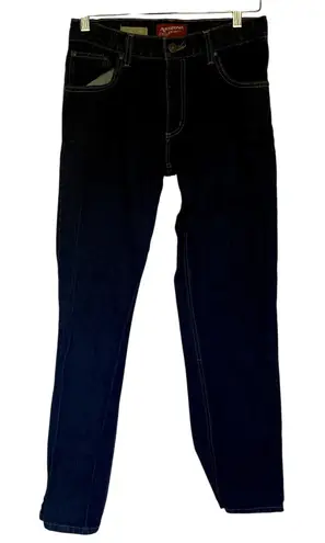 Arizona Jeans skinny dark wash cotton women's size 28 waist denim pants pockets