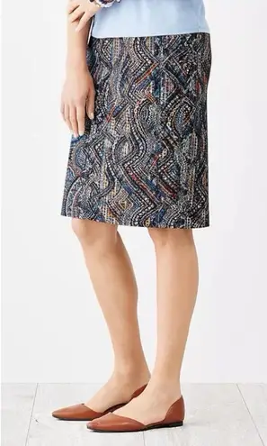 Elegant Paisley Skirt Black Size undefined