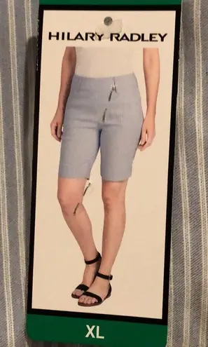 Hilary Radley NWT Women's striped Bermuda shorts size XL