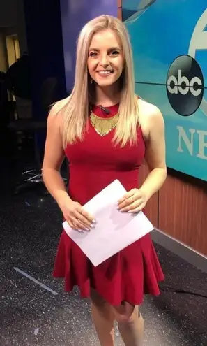 Elizabeth and James RTR Red Rooney Flare Dress Size 4