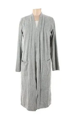 Barefoot Dreams NWT Cozychic Ultra Lite Open Stitch Long Cardigan in Blue Ice M